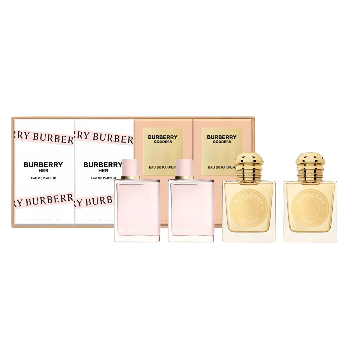 BURBERRY GODDESS (W) EDP 2 X 5ML +
BURBERRY HER EDP 2 X 5ML