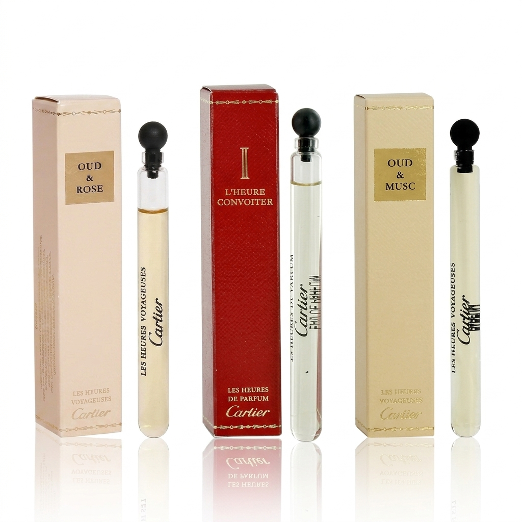 Cartier Les Heures Voyageuses Discovery Set - 3 x 5ml Miniatures