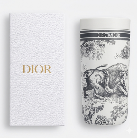 Dior Travel Tumbler – Grey Toile de Jouy
