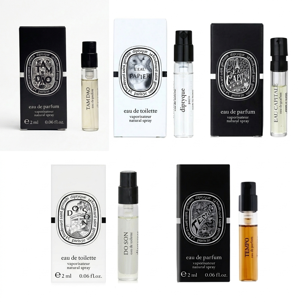 Diptyque Discovery Set: 5-Piece Fragrance Sample Collection (2ml each)