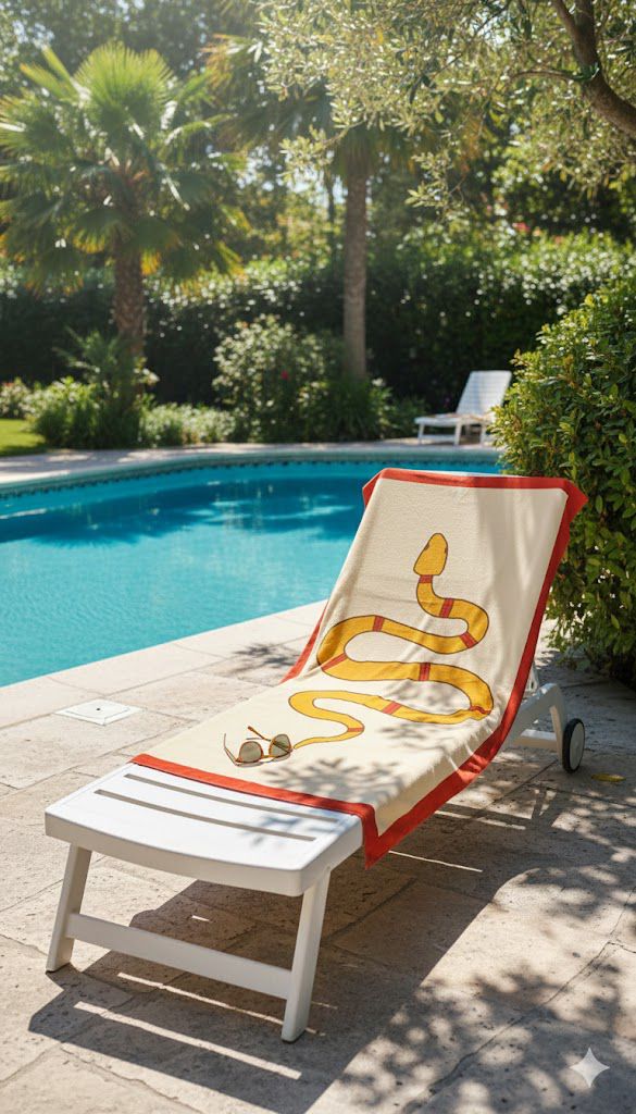 Beluggi The Serpent Beach Towel 66cm x 118cm