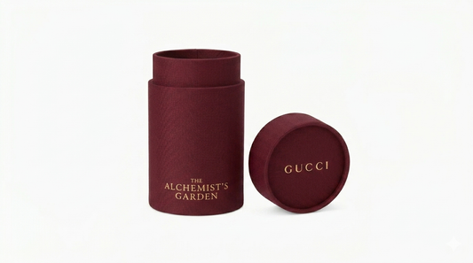 Gucci "The Alchemist’s Garden" Luxury Velvet Cylindrical Gift Box (Empty)