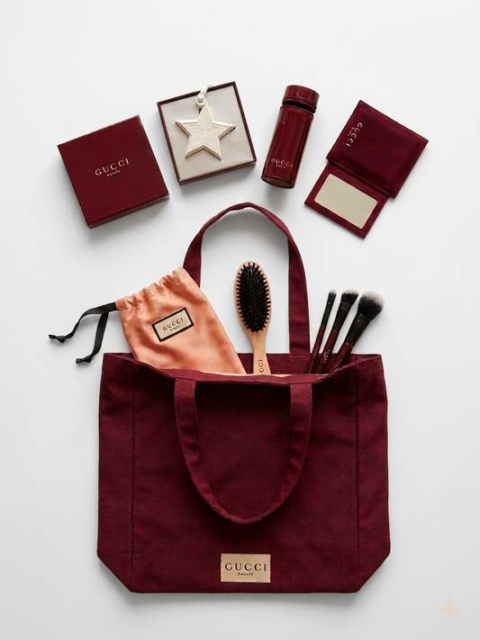 Gucci Beauty Limited Edition Luxury Vanity & Lifestyle Gift Set – 5-Piece Collection