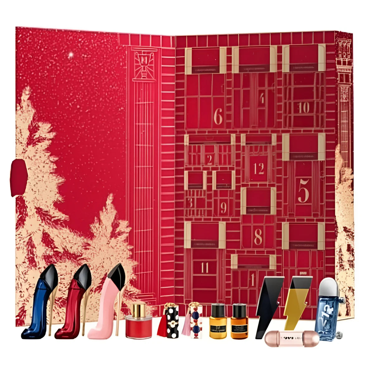 CAROLINA HERRERA ADVENT CALENDAR (U)
EDP 3X7ML + EDT 2X7ML + EDP 4X5ML + EDT
8ML + 2X1G LIP STICK
